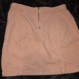 pink Corduroy skirt